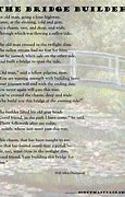 Image result for Bridge Builder Poem