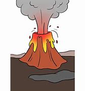 Image result for Sketch Volcano Eruption Smoke