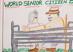 Image result for Senior Citizen Drawing