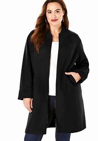 Image result for A Line Coats Plus Size
