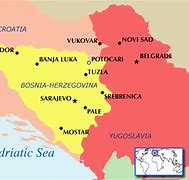 Image result for Bosnia War Map