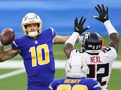 Image result for Chargers Background Justin Herbert