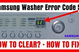 Image result for Samsung Front Load Washer Codes