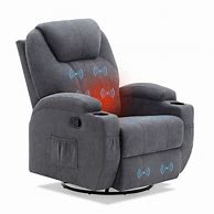 Image result for Homall Massage Recliner Chair Swivel Heating Fabric Living Room Sofa - Brown