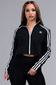 Image result for black adidas crop top hoodie