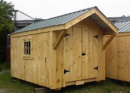 Image result for 8X10 Wood Storage Shed Kits