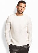 Image result for Men White Sweaters Clothing