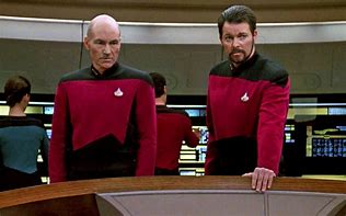 Image result for Star Trek Picard Riker
