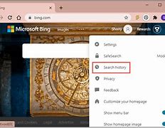 Image result for Search History Bing Homepage