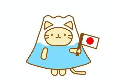 猫　日本国旗 に対する画像結果