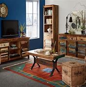 Image result for Steel and Reclaimed Wood Furniture