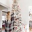 Image result for Flocked Christmas Tree Decorating
