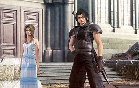 Image result for Zack and Aerith Crisis Core
