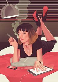 Image result for Girl From Pulp Fiction