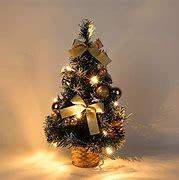 Image result for Small Christmas Trees with Lights
