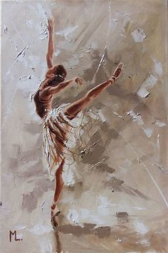 Dancer Painting by Monika Luniak | Saatchi Art
