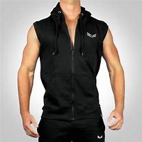 Image result for Men's Sleeveless Hoodie Vest