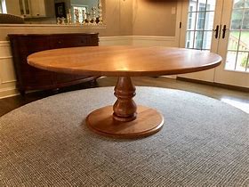 Image result for Concrete Top Pedestal Dining Table
