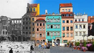 Image result for Warsaw After WW2