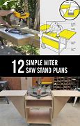 Image result for Free Miter Saw Stand Plans