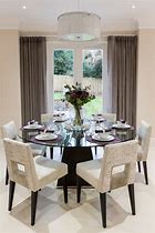 Image result for Round Glass Dining Room Tables