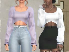 Image result for Sims 4 CC Clothes Tops