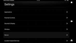 Image result for Kindle Fire Settings Page