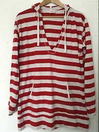 Image result for Red White Striped Hoodie