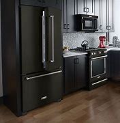 Image result for black kitchen appliances