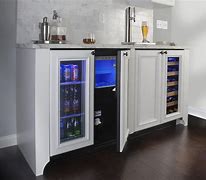 Image result for glass door bar fridge with ice maker
