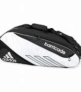 Image result for Adidas Tennis Bag Black and Scarlet