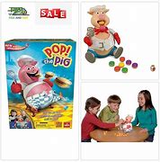 Image result for Pop The Pig Game - New And Improved - Belly-Busting Fun As You Feed Him Burgers And Watch His Belly Grow