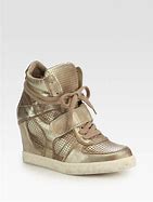 Image result for Lyst Gold Sneakers