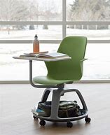 Image result for School Desk with Chair Attached