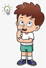 Image result for Child Thinking Cartoon