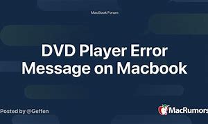 Image result for DVD Player Disc Error