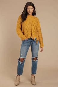 Image result for Mustard Yellow Sweater