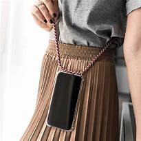 Image result for Clear Phone Case For iPhone 11 13 12 Pro Max Lanyard Necklace Chain Hang Strap Cord Rope Cover Coque For iPhone XS Max XR X 7 8 PLUS SE 2020