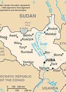 Image result for South Sudan On a Labeled Simple Map