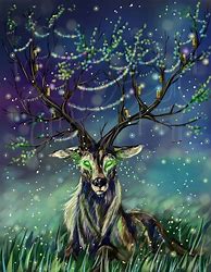 Image result for Mythical Deer Creature Drawings
