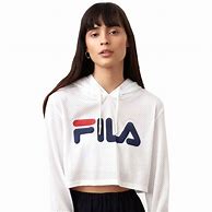 Image result for Fila Cropped Hoodie Topshop