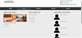 Image result for Hotel Management System Project On HTML CSS JS