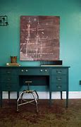 Image result for Wood Top Desk with Drawers