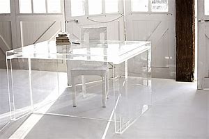 Image result for Acrylic Office Desk