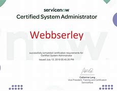 Image result for ServiceNow Certification