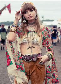 Image result for Vintage Hippie Fashion