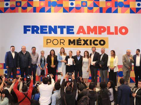 México: Miembros de partidos que aglutinan Frente Amplio por México manifiestan interés por las candidaturas a la jefatura de Gobierno de la Ciudad de México