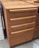 Image result for 4 Drawer Wood File Cabinet