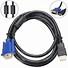 Image result for Computer Cable VGA to HDMI