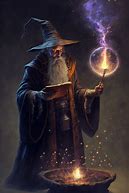 Image result for Wizard Holding Crystal Ball Drawing